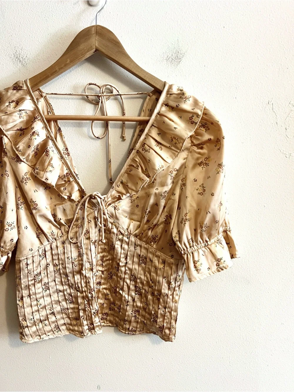Free People Isabella Silky Blouse